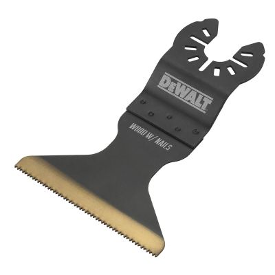 DWTDWA4281 image(0) - DEWALT Oscillating Tool Blade, Titanium Nitride Coated, General Purpose, 2-1/2-Inch
