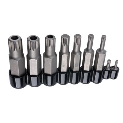 WLMW86024 image(0) - Wilmar Corp. / Performance Tool 9 Piece Master Triple Square Bit Set