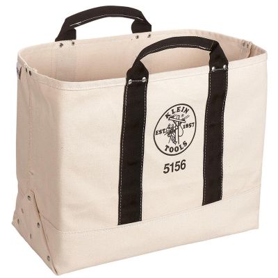 KLE5156 image(0) - Klein Tools Canvas Tool Bag, 19-Inch