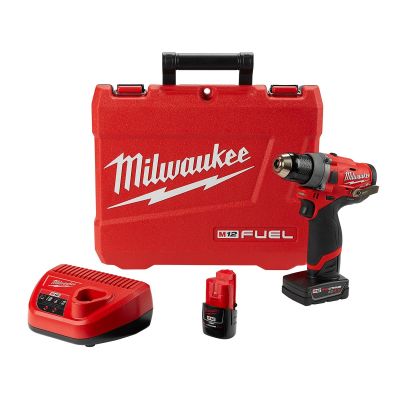 MLW2503-22 image(0) - Milwaukee Tool M12 FUEL LIGHTWEIGHT 1/2" DRILL DRIVER (2) BATT KIT