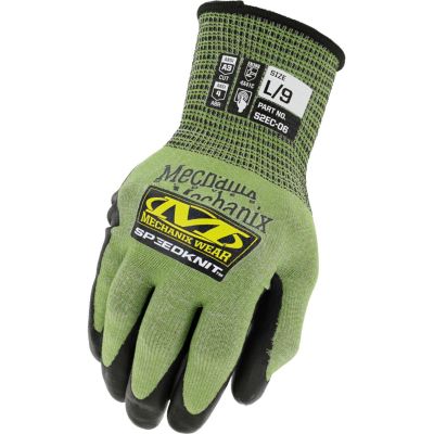 MECS2EC-06-008 image(0) - Mechanix Wear Speedknit Dipped Poly Cut Level A3 Gloves, Med