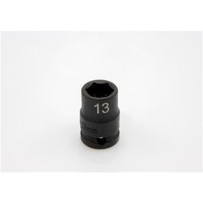 VIMIMPM613 image(0) - VIM Tools 13 mm X 3/8 Inch Drive CR-MO Impact Socket - Shallow