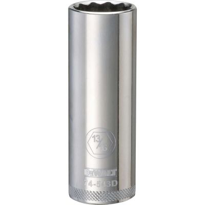 DWTDWMT74543OSP image(0) - DEWALT 001Pc 12Dr Deep Socket-12Pt-13/16