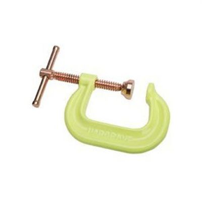WIL20485 image(0) - Wilton 408CS - Spark-Duty Drop Forged Hi-Vis C-Clamp, 0 -8-1/4&rdquo; Opening, 4-15/16&rdquo; Throat Depth