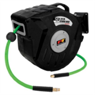 WLMM613 image(0) - Wilmar Corp. / Performance Tool 50' Air Hose Reel w/Hybrid Hose