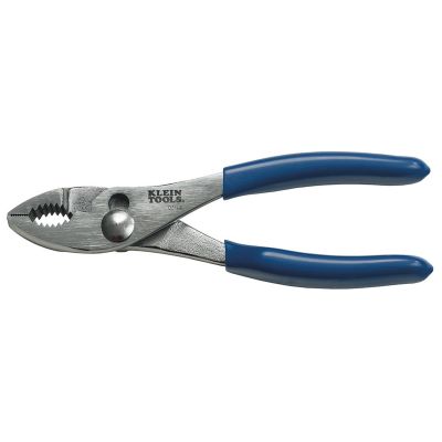 KLED511-6 image(0) - Klein Tools Slip-Joint Pliers 6" Plastic-Dip Handles
