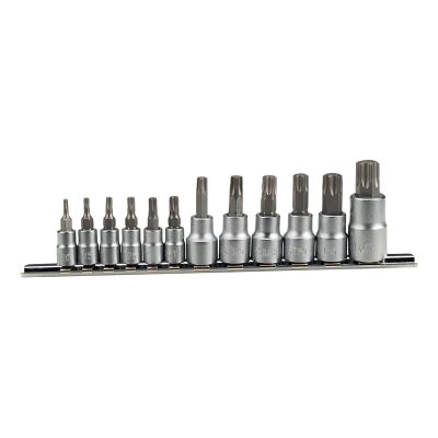 WLMW1335 image(0) - Wilmar Corp. / Performance Tool 12 Piece Star Bit Socket Set