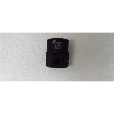AST7821506 image(0) - Astro Pneumatic 15mm 1/2 inch Drive Low Profile Nano Impact Socket