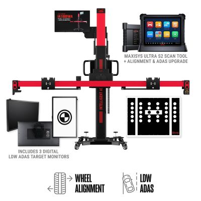 AULIA1000LDWTDT image(0) - Autel MaxiSys IA1000 LDW Automated ADAS Calibration and Wheel Alignment System With MS Ultra S2 and Digital Targets