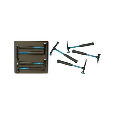 MRT694KFG image(0) - Martin Tools 4-Piece Fiberglass Body/Fender Repair Hammer Set