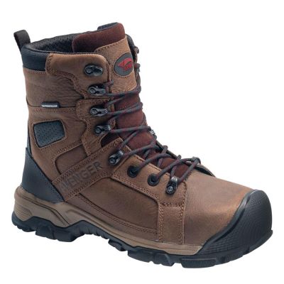 FSIA7333-10.5W image(0) - Avenger Ripsaw Series - Men's High-Top 8” Boots - Aluminum Toe - IC|EH|SR|PR - Brown/Black - Size: 10.5W