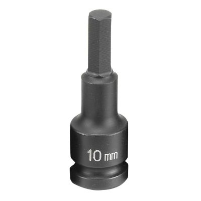 GRE2910M image(0) - Grey Pneumatic 1/2" Drive x 10mm Hex Driver