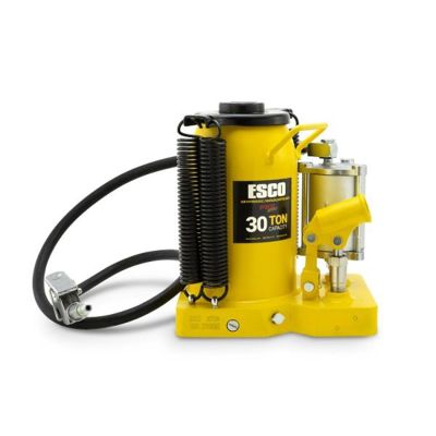 ESC10383 image(0) - ESCO Pro Series 30 Ton Air Hydraulic Bottle Jack