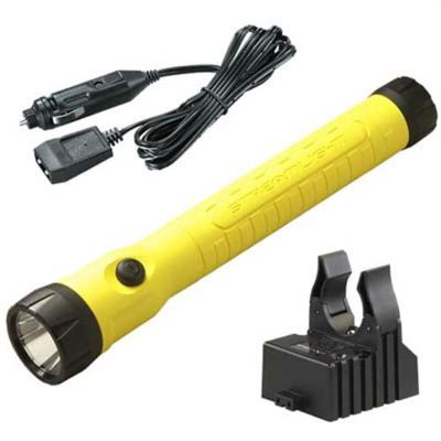 STL76411 image(0) - Streamlight 260 Lumen PolyStinger LED HAZ-LO Flashlight - 12V DC - Yellow