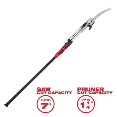 MLW48-22-9375 image(0) - Milwaukee Tool 16 Feet Pole Saw & Pruner