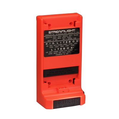 STL45071 image(0) - Streamlight Direct Wire 12V DC Mounting Rack - Orange - LiteBox/FireBox/HID LiteBox