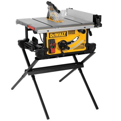 DWTDWE7491X image(0) - DEWALT 10 in. Table Saw with Scissor Stand