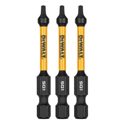 DWTDWAF2SQ1IR3 image(0) - DEWALT 2.25In Square #1 Flextorq 3Pk