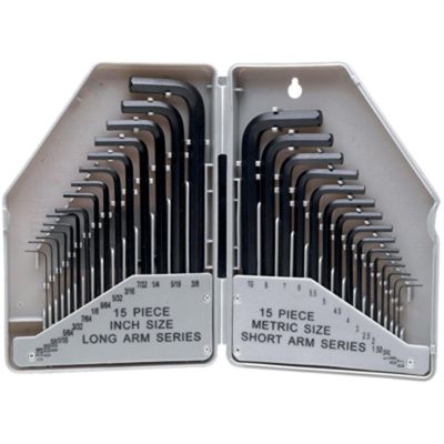WLMW80288 image(0) - Wilmar Corp. / Performance Tool 30 Piece Hex Key Wrench Set