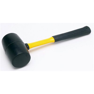 WLMM7132 image(0) - Wilmar Corp. / Performance Tool 32 oz. Rubber Mallet Fiberglass Handle