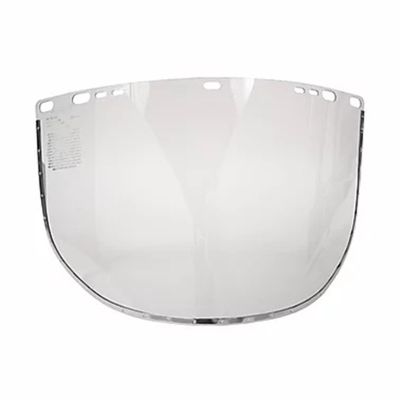 SRW29079 image(0) - Jackson Safety Replacement Windows for F30 Acetate Face Shields - Clear - 9" x 15.5" X.040" - D Shaped - Bound