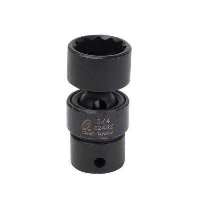 SUN324UZ image(0) - SUNEX 3/8" Dr. 3/4" 12 Point Universal Impact Socket