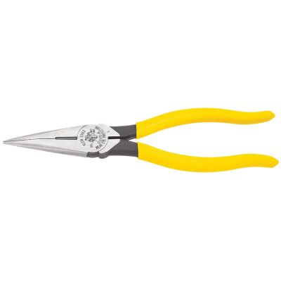 KLED203-8 image(0) - Klein Tools Pliers, Needle Nose Side-Cutters, 8-Inch