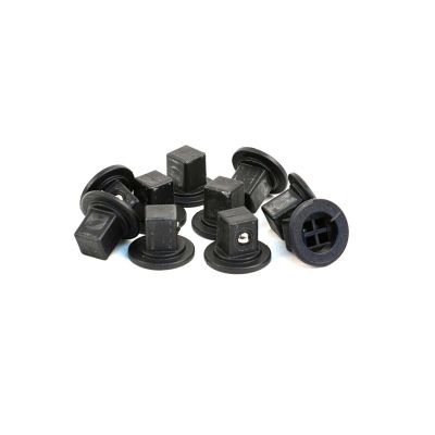 WIH91121 image(0) - Wiha Tools 3/8 Square Socket Pegs for Wiha Socket Rails 10 Pack (Sliding Rail Socket Organizer Sold Separately)
