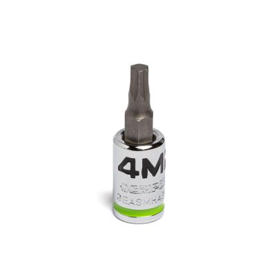 GETGEASMH4RPT image(0) - Grip Edge Tools 4mm 1/4" Dr Short RPT Hex Bit Socket