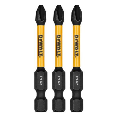 DWTDWAF2PH2IR3 image(0) - DEWALT ELITE SERIES 3PC 2.25IN BITS FOR PH2