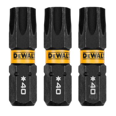 DWTDWAF1TX40IR3 image(0) - DEWALT 1In Torx T40 Flextorq 3Pk