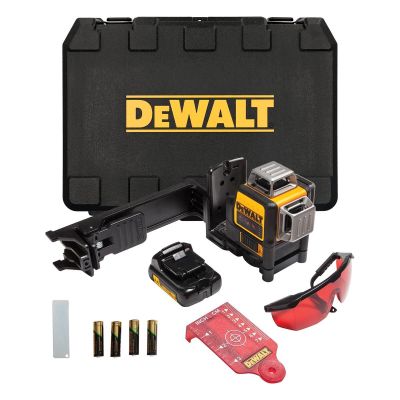 DWTDW089LR image(0) - DEWALT 12V MAX* Compatible Red 3 X 360 Line Laser