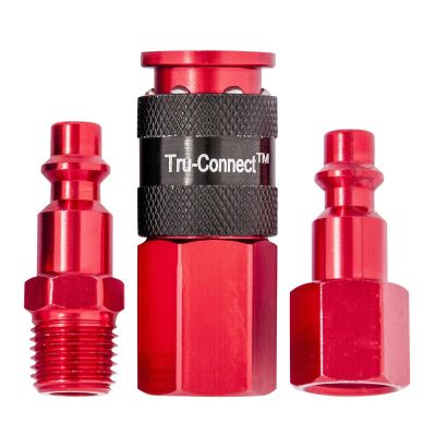 TRF13-207R image(0) - Plews Edelmann 1/4"Red Coupler Kit