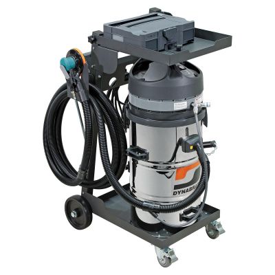 DYBM1015SP image(0) - Dynabrade Automotive Mega-Raptor Vac&reg;Pro Pack Vacuum System: Vacuum Kit w/6" Spirit ROS & Cart, M-Class, 120v/60Hz, 15 Amp, 20 gal.