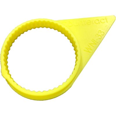 COUWNI-33 image(0) - Counteract 33mm Loose Wheel Nut Indicator - Yellow (100-pack)
