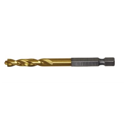 DWTDD5113 image(0) - DEWALT Impact Ready Titanium Nitride Coated Drill Bit, 13/64"