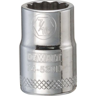 DWTDWMT74530OSP image(0) - DEWALT 001Pc 38Dr Socket-12Pt-7/16