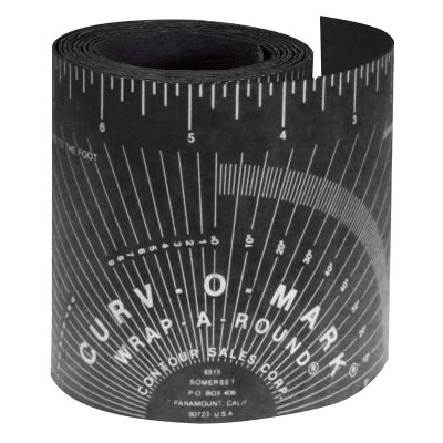 SRW14752 image(0) - Jackson Safety Medium Wrap-A-Round Pipe Ruler - Black