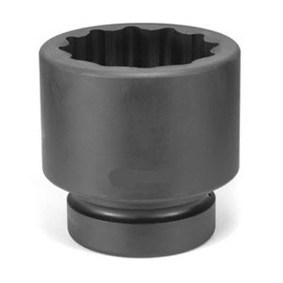 GRE72100M image(0) - Grey Pneumatic 2-1/2" Drive x 100mm Standard - 12 Point Socket