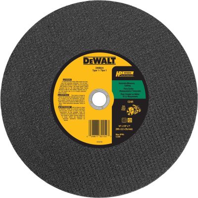 DWTDW8024 image(0) - DEWALT 12" x 1/8" x 20mm high speed masonry cutting