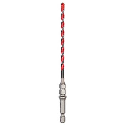 MLW48-20-9096 image(0) - Milwaukee Tool 3/16 Inch x 4 Inch x 6 Inch SHOCKWAVE Impact Duty Carbide Hammer Drill Bit for Concrete Screws