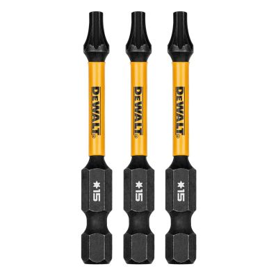 DWTDWAF2TX15IR3 image(0) - DEWALT 2.25In Torx T15 Flextorq 3Pk