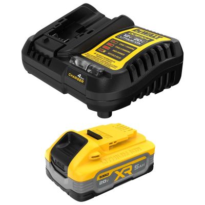 DWTDCBP520C image(0) - DeWalt 20V MAX* XR 5Ah Battery Kit