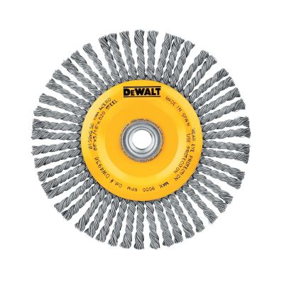 DWTDW4936 image(0) - DEWALT Dw4936 6-Inch X 5/8-Inch Carbon Stringer Wire Wheel, 6-Pack