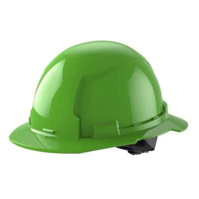 MLW48-73-1107 image(0) - Milwaukee Tool BOLT Green Full Brim Hard Hat w/4pt Ratcheting Suspension (USA) - Type 1, Class E