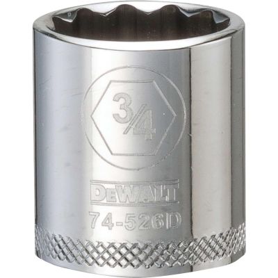 DWTDWMT74526OSP image(0) - DEWALT 001Pc 38Dr Socket-12Pt-3/4