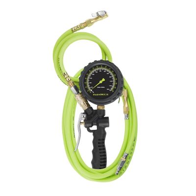 LEGAL2025FZ-2 image(0) - Legacy Manufacturing Flexzilla Inflator Kit with Flexzilla Air Hose 3' and 15' Extensions, Lock-On Chuck