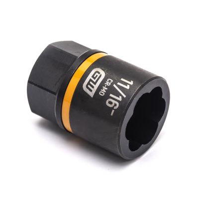 KDT84774 image(0) - GearWrench 3/8 Inch Drive Bolt Biter Impact Extraction Socket 11/16-Inch
