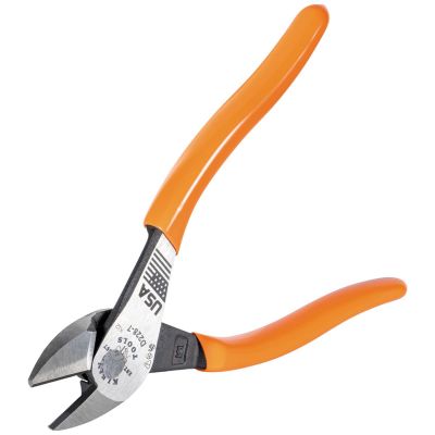 KLED228-7 image(0) - Klein Tools Diag-Cutting Pliers Hi-Leverage Curved Handles 7"