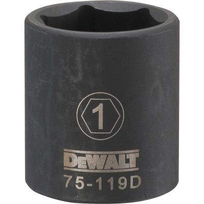 DWTDWMT75119OSP image(0) - DEWALT Dwmt 6Pt 1/2In Dr Im Skt 6 Pt 1In SAE